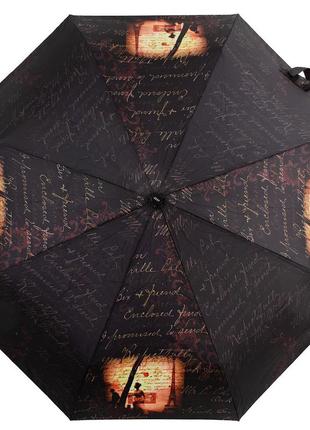 Женский складной зонт механический 96 см zest черный (2000002486602)3 фото