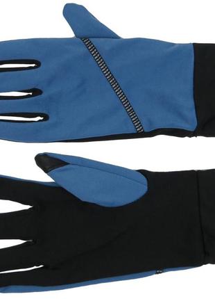 Жіночі рукавички для бігу, заняття спортом crivit блакитні1 фото