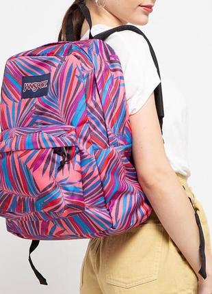 Молодежный рюкзак 25l superbreak 42х32х21 см jansport разноцветный (2000002731849)