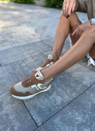 Жіночі замшеві кросівки (5130) 38 vzutik коричневий (2000002523291)1 фото