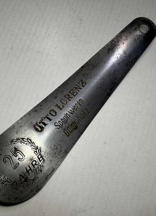 Антикварная ложка для обуви otto lorenz schuh waren dünneholz