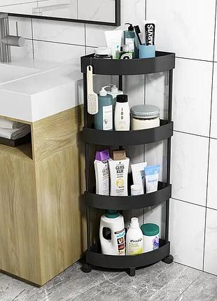Підлогова неперфорована кутова стійка для зберігання у ванній shoe rack 	107-3