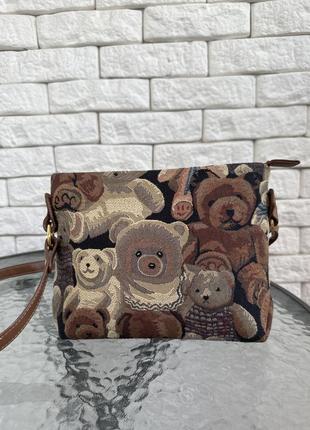 Сумка гобелен в мишках