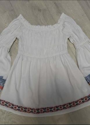 Блузка вышиванка, 11-12 лет ивана купала. river island