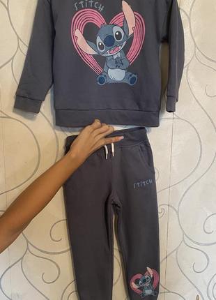Спортивный костюм стич stitch 5/6 лет