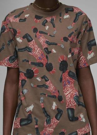 Футболка женская nike air jordan artist series by parker duncan womens graphic новая оригинал