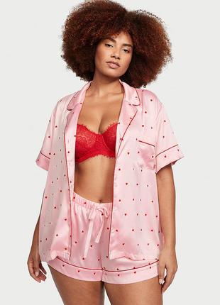 Сатиновая пижама виктория секрет victoria's secret оригинал