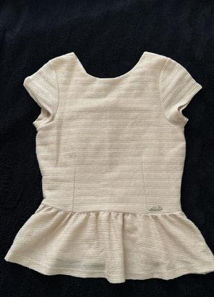 Блестящая золотая кофточка mohito