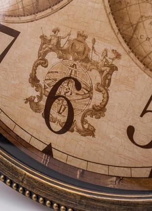 Круглий годинник для дому декоративний настінний годинник для вітальні кухні кімнати якісний годинник 49 см8 фото