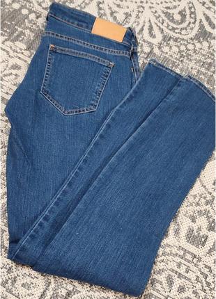 Фирменные прямые скинны джинсы клеш палаццо брюки брюки2 фото