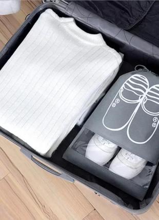 Чехол органайзер  для хранения женской и подростковой обуви размер m (36х27 см)