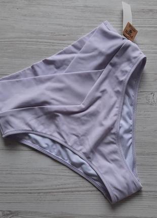 Сиреневые высокие плавки трусики для купальника утяжка victoria's secret виктория сикрет s