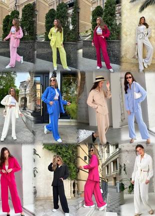 ❗️sale❗️ костюм креп жатка сорочка і штани