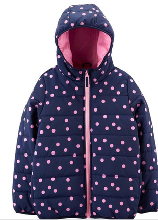 Куртка демисезон carters для девочки горох
