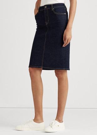 Стильная джинсовая юбка zara. испания.