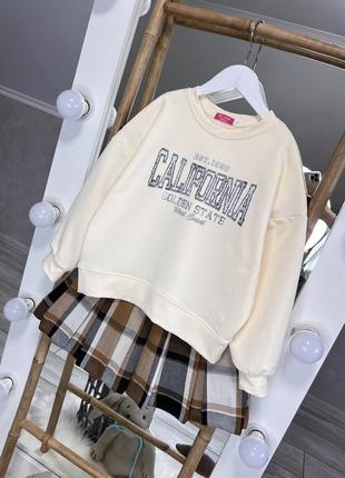 Костюм підлітковий для дівчинки з юбкою