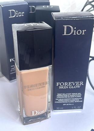 Оригінал. dior forever skin  glow тональний крем 👉🏻відтінок 3wp теплий обʼєм 30 мл