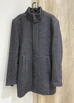 Чоловіче вовняне пальто h&m