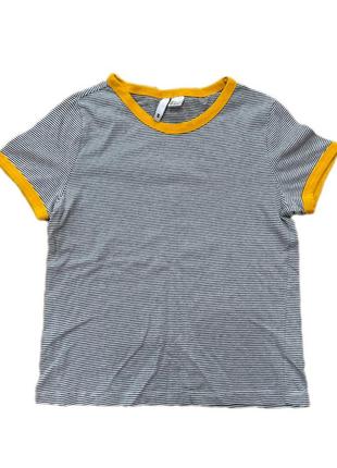 Футболка в полоску / футболка h&m / женская футболка