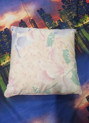 Дивані подушечки ручної роботи пухові пір'яні маленькі пухо-пір'яні + наволочка в подарунок7 фото