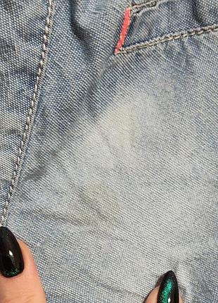 Джинсы, штанишки летние hema на 6-9 мес, р. 68