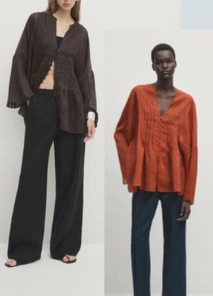 Блуза кофточка рубашка massimo dutti
