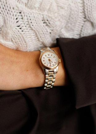 Жіночий механічний годинник carnival white срібний з регульованим ремінцем зі сталі та сапфіровим склом8 фото