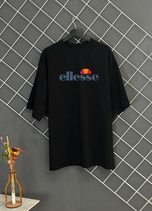 ⚫️футболка оверсайз ellesse черная и белая⚫️1 фото