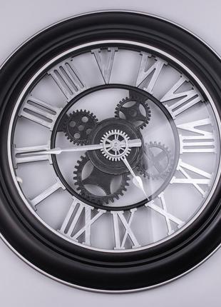 Круглий годинник для будинку настінний годинник для вітальні кухні кімнати якісний годинник 60 см3 фото