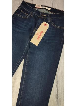 Levis 711 фірмові стильні джинси штани брюки скінни вузькі укорочені2 фото