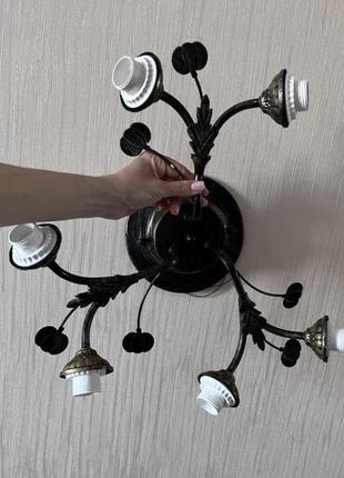 Люстра потолочный светильник б/у люстра 6 ламп ціна 500грн