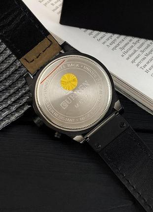 Мужские наручные часы curren 8314 khaki-black часы серого цвета каррен ремешок хаки6 фото