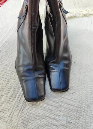 Демисезонные полусапожки, ботинки с квадратным носком, ботильоны, сапоги