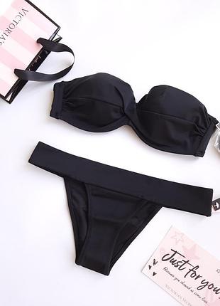 Купальник бандо пушап вікторія сікрет victoria's secret оригінал