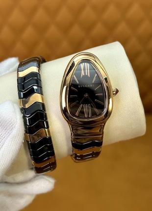 Женские часы bvlgari serpenti 35mm булгари