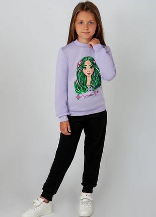 6🌈спортивний костюм з начосом, спортивний костюм бузковий, костюм мавка, утеплений костюм демісезонний, гарний костюм для дівчат