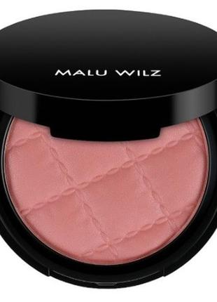 Румяна для лица malu wilz satin glow blusher 01 - fresh morning glow4 фото