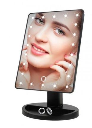 Дзеркало настільне з підсвіткою led — бренд large led mirror6 фото
