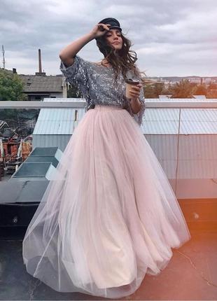 Макси юбка фатиновая glamorous