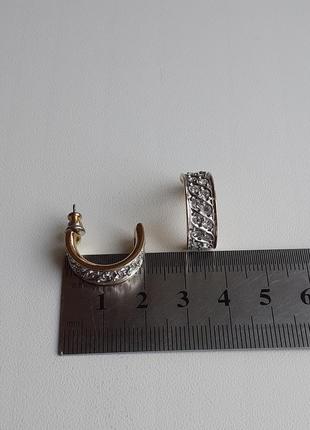 Сережки з кристалами marks spencer 4
