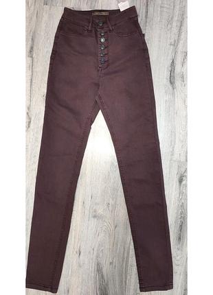 Фирменные стильные джинсы брюки брючины скинни узкие укороченные3 фото