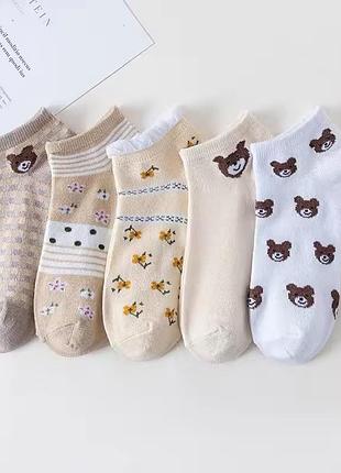 Набор нежных носков, 5 пар
