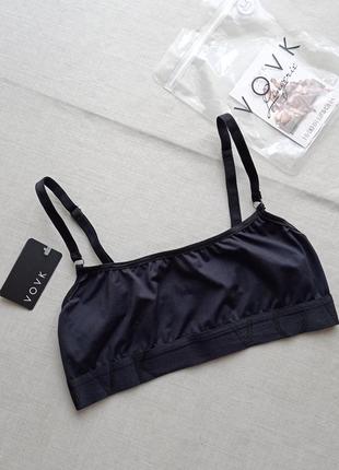 Новий топ / бра vovk / xs жіночий бюстгальтер біфлекс чорний