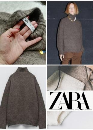 Базовый свитер шерсть  лимитированная коллекция zara