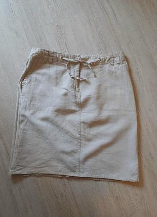 Юбка из льна маленького размера