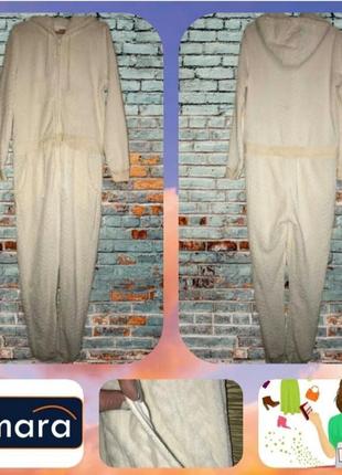 Кигурумы, слип пижама, футужама,спальный комбинезон белый 50/58