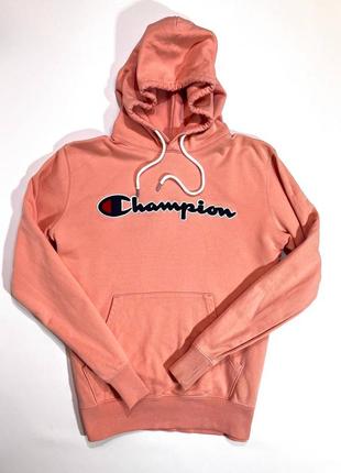 Женское худи champion /размер l/ женское худи чемпион / женская кофта чемпион / розовое худи / свитшот champion / пайта чемпион / champion _1