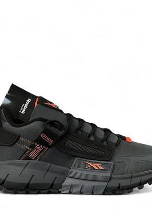 Чоловічі кросівки Чоловічі кросівки reebok 44 р edge сірі з помаранчевим водонепроникні відмінна якість рібок весняні осінні демісезонні кеди8 фото