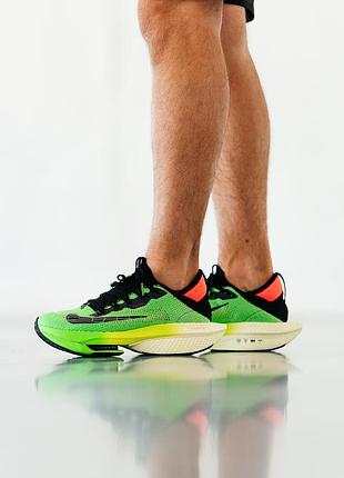 Мужские кроссовки найк аэр зум / nike air zoomx alphafly green