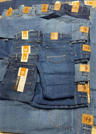 Джинсы фирменные оригинал новые levis wrangler timeberland различные размеры синие, голубые качественные2 фото